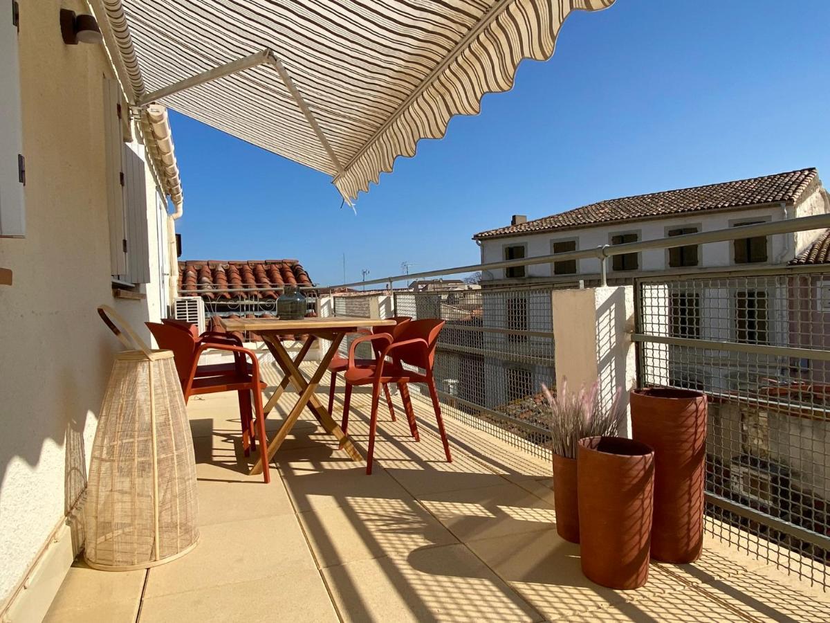 La Terrasse Sur Les Toits Narbona Exterior foto